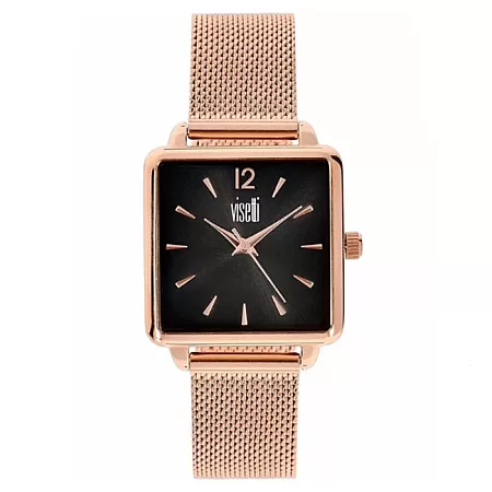 ΡΟΛΟΙ VISETTI HF-354RB VISETTI Elite Rose Gold Stainless Steel Bracelet