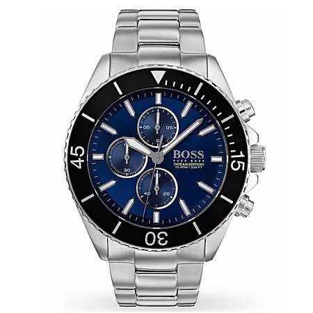 ΡΟΛΟΙ HUGO BOSS  1513704 BOSS Ocean Edition Chronograph Silver Stainless Steel Bracelet