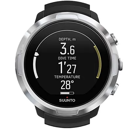 ΡΟΛΟΙ SUUNTO SS050190000 SUUNTO D5 Black Rubber Strap