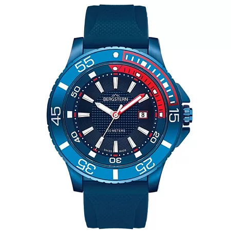ΡΟΛΟΙ BERGSTERN B046G219 BERGSTERN Active Blue Rubber Strap
