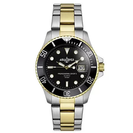 ΡΟΛΟΙ AQUADIVER 14584196 AQUADIVER Water Master Two Tone Stainless Steel Bracelet