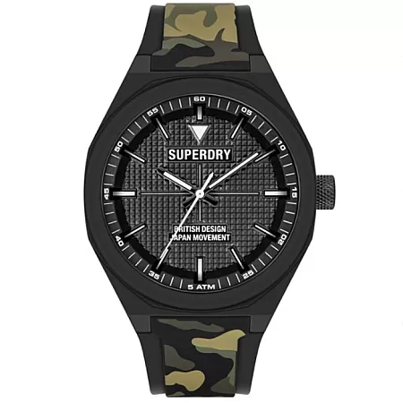 ΡΟΛΟΙ SUPERDRY  SYG324BN SUPERDRY Urban Camo Silicone Strap