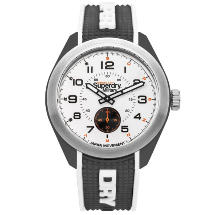 ΡΟΛΟΙ SUPERDRY  SYG214B SUPERDRY Navigator Military Two Tone Silicone Strap