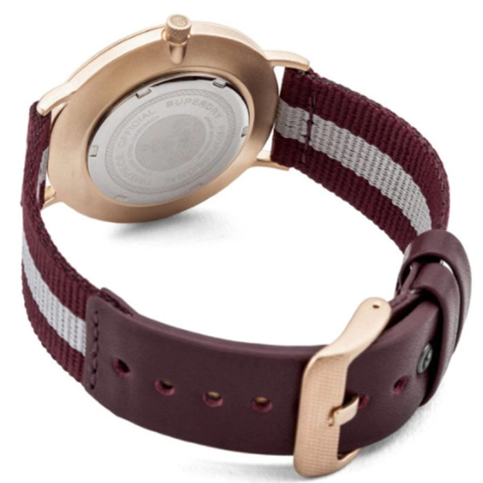 ΡΟΛΟΙ SUPERDRY  SYG183VE SUPERDRY Oxford Two Tone Combined Materials Strap