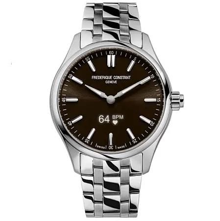 ΡΟΛΟΙ FREDERIQUE CONSTANT FC-287CS5B6B FREDERIQUE CONSTANT Smartwatch Silver Stainless Steel Bracelet