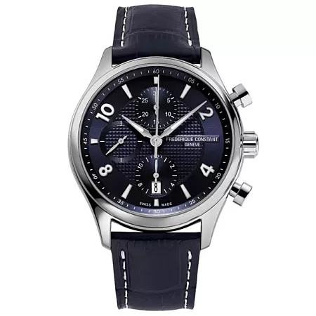 ΡΟΛΟΙ FREDERIQUE CONSTANT FC-392RMN5B6 FREDERIQUE CONSTANT Runabout Chronograph Blue Leather Strap Limited Edition