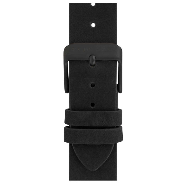ΡΟΛΟΙ U.S. POLO  USP7158BK U.S.POLO Jackson Black Leather Strap