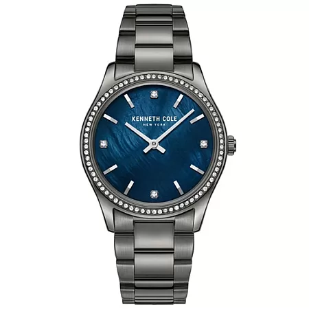 Ρολόι KENNETH COLE  KCWLG2219703 KENNETH COLE Crystals Black Stainless Steel Bracelet