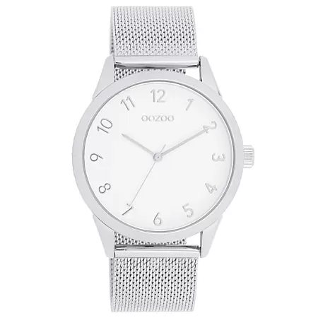 ΡΟΛΟΙ OOZOO  C11320 OOZOO Timepieces Silver Metallic Bracelet