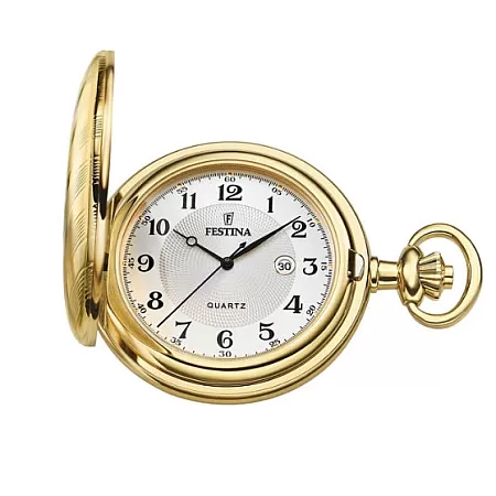 ΡΟΛΟΙ ΤΣΕΠΗΣ F2036/1 FESTINA Gold Stainless Steel Pocket Watch