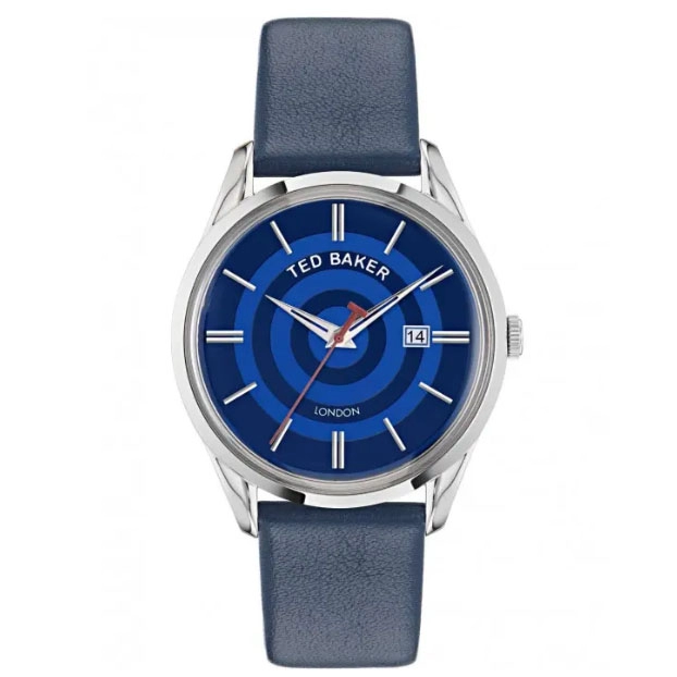ΡΟΛΟΙ TED BAKER  BKPLTF302 TED BAKER Leyton Blue Leather Strap