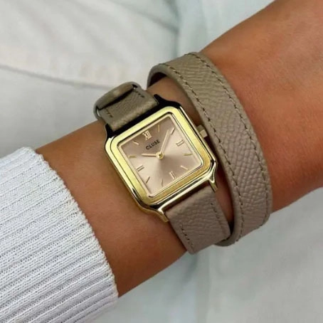 ΡΟΛΟΙ CLUSE CW11813 CLUSE Gracieuse Petite Brown Leather Strap