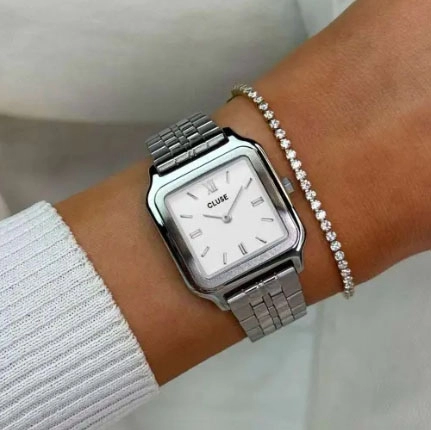 ΡΟΛΟΙ CLUSE CW11907 CLUSE Gracieuse Silver Stainless Steel Bracelet