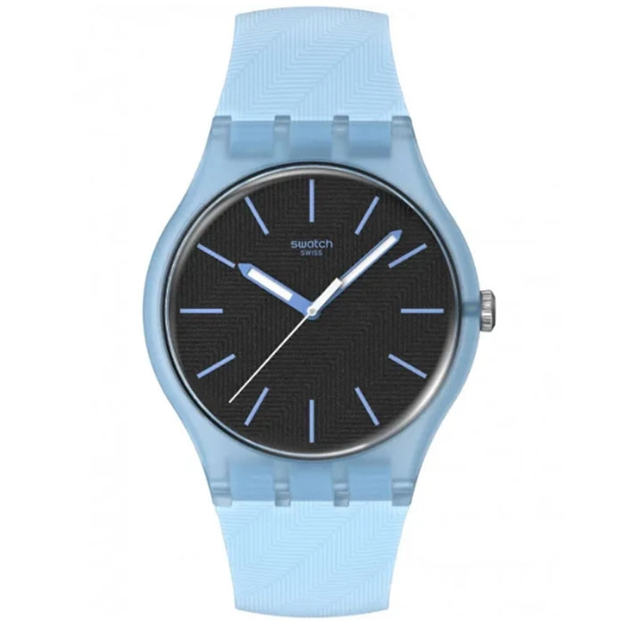ΡΟΛΟΙ SWATCH  SO29L101 Ρολόι SWATCH Essentials Blue Moves Light Blue Silicone Strap