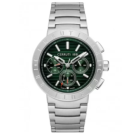 ΡΟΛΟΙ CERRUTI  CIWGK0085804 CERRUTI Filiano Chronograph Silver Stainless Steel Bracelet
