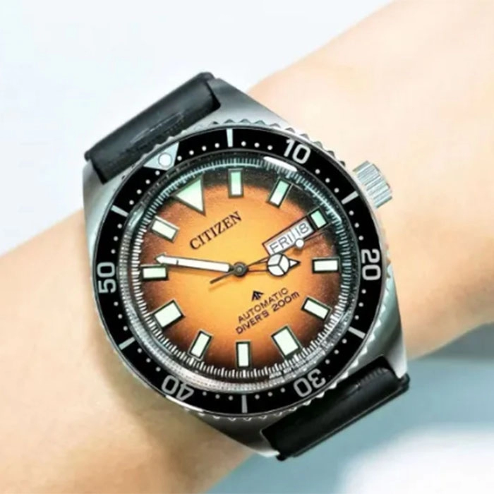 ΡΟΛΟΙ  CITIZEN   NY0120-01ZE CITIZEN Promaster Divers Automatic Black Polyurethane Strap