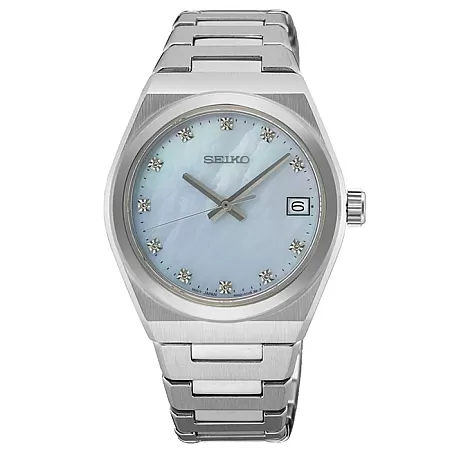 ΡΟΛΟΙ SEIKO SUR603P1 SEIKO Essential Time Silver Stainless Steel Bracelet