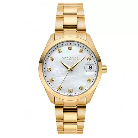 ΡΟΛΟΙ VOGUE  2020614241 VOGUE Reina Medium Crystals Gold Stainless Steel Bracelet