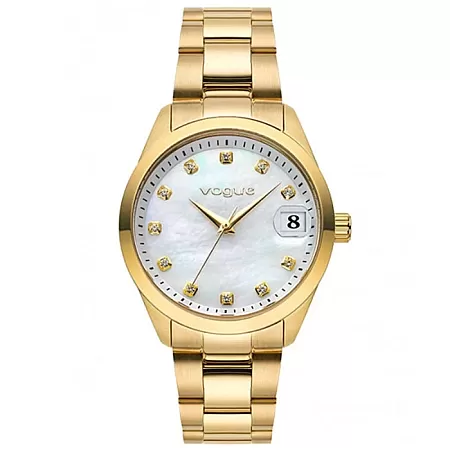 ΡΟΛΟΙ VOGUE  2020614141 VOGUE Reina Crystals Gold Stainless Steel Bracelet