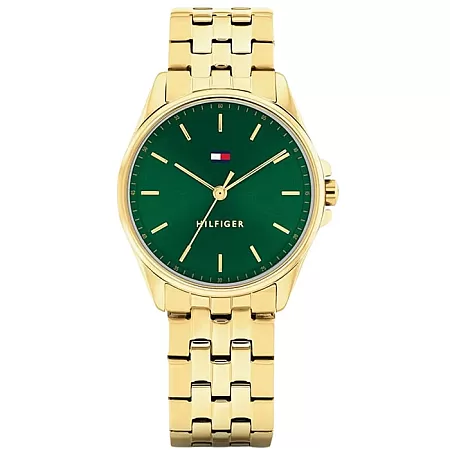 ΡΟΛΟΙ TOMMY 1782799 TOMMY HILFIGER Jade  Gold Stainless Steel Bracelet