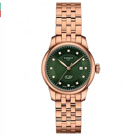 ΡΟΛΟΙ TISSOT  T0062073309600 TISSOT Le Locle Diamonds Automatic Rose Gold Stainless Steel Bracelet