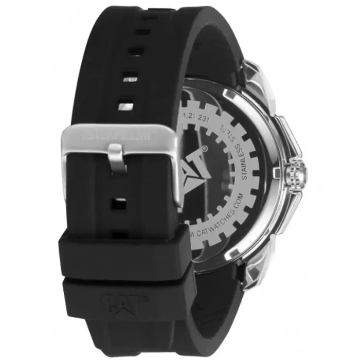 ΡΟΛΟΙ CATERPILLAR  AX14121231 CATERPILLAR Elite 2025 Black Silicone Strap