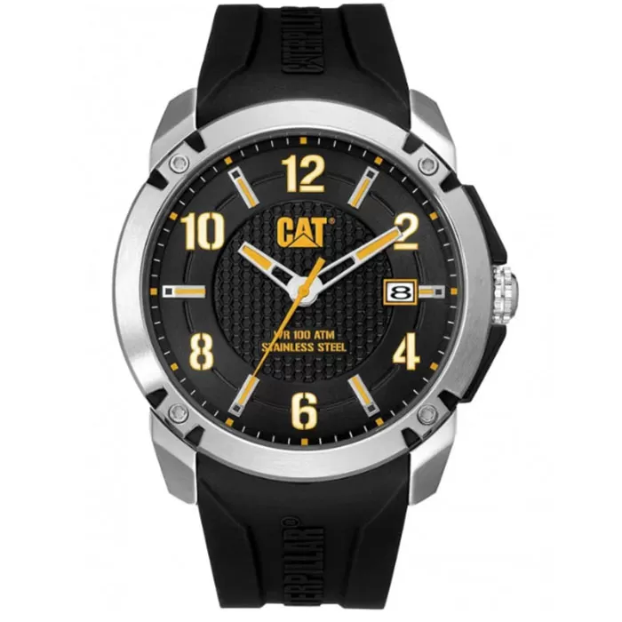 ΡΟΛΟΙ CATERPILLAR  AX14121132 CATERPILLAR Elite 2025 Black Silicone Strap