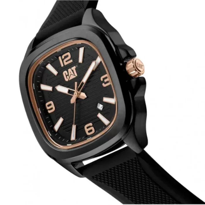 ΡΟΛΟΙ CATERPILLAR  AV16121139 CATERPILLAR Axis Black Silicone Strap