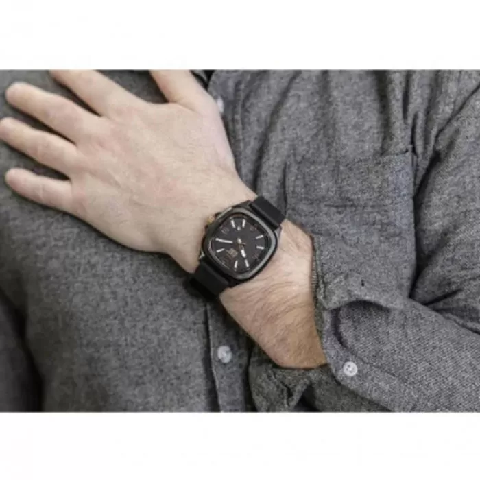 ΡΟΛΟΙ CATERPILLAR  AV16121139 CATERPILLAR Axis Black Silicone Strap