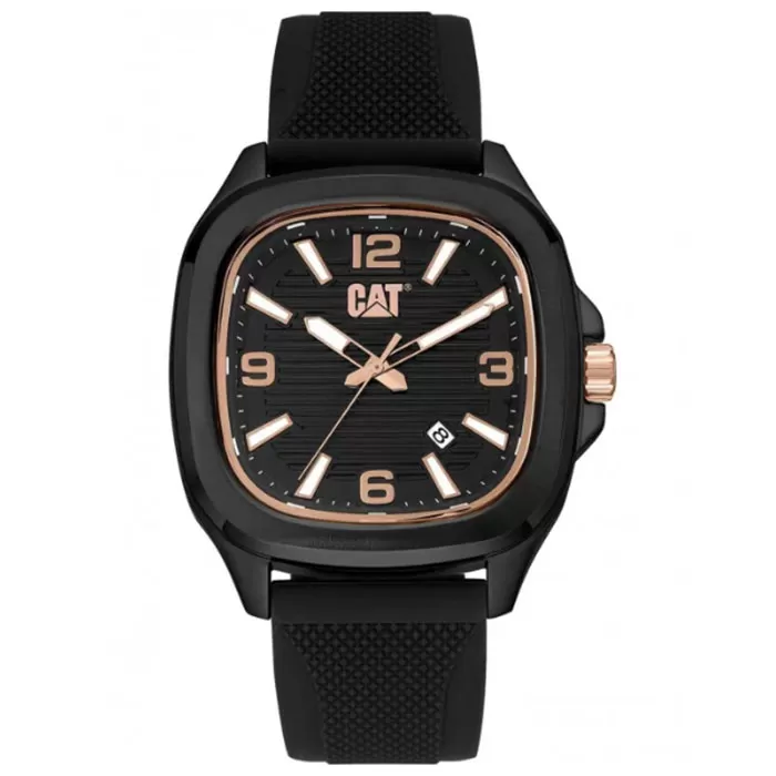 ΡΟΛΟΙ CATERPILLAR  AV16121139 CATERPILLAR Axis Black Silicone Strap