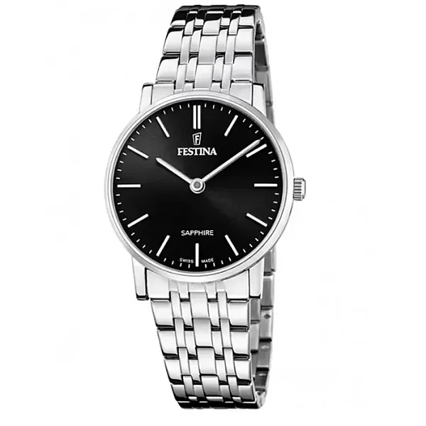 ΡΟΛΟΙ FESTINA F20047/4 FESTINA Swiss Made Silver Stainless Steel Bracelet