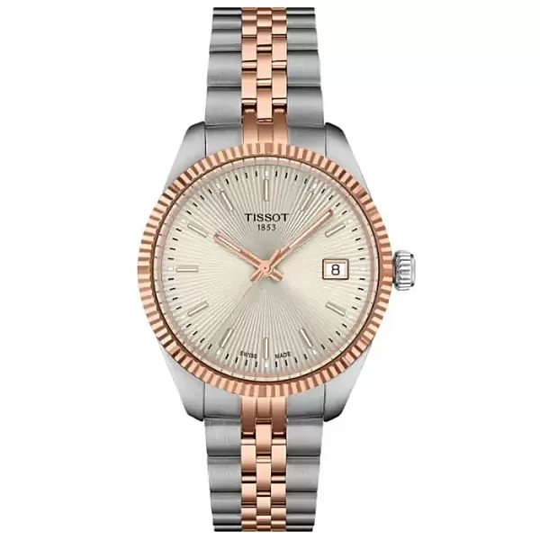 ΡΟΛΟΙ TISSOT  T1562102203101 TISSOT T-Classic Ballade Two Tone Stainless Steel Bracelet