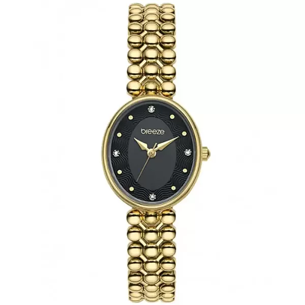 ΡΟΛΟΙ BREEZE  212591.2 BREEZE Sirena Swarovski Gold Stainless Steel Bracelet