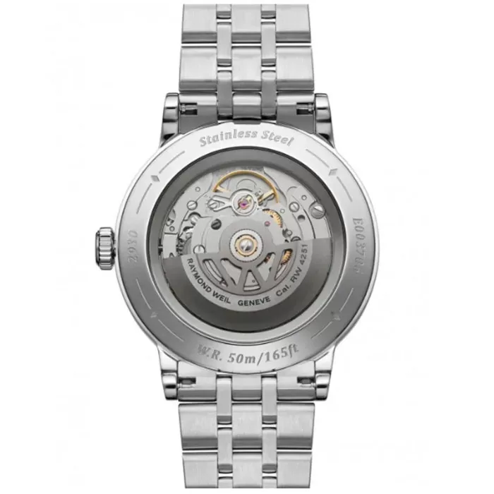 Ρολόι RAYMOND  2930-ST-11001 RAYMOND WEIL Millesime Automatic Silver Stainless Steel Bracelet