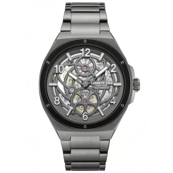 Ρολόι KENNETH COLE KCWGY0089202 KENNETH COLE Bayview Automatic Grey Stainless Steel Bracelet