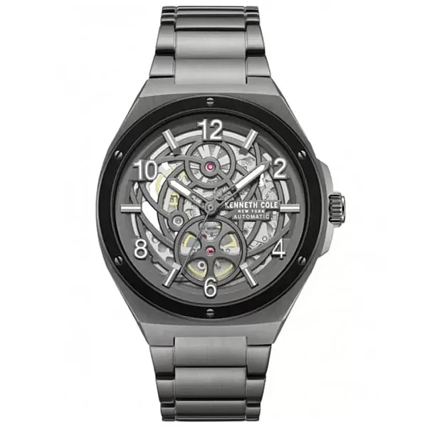 Ρολόι KENNETH COLE KCWGY0089202 KENNETH COLE Bayview Automatic Grey Stainless Steel Bracelet