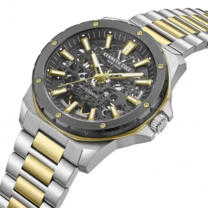 Ρολόι KENNETH COLE KCWGY0076705 KENNETH COLE Hollis Automatic Two Tone Stainless Steel Bracelet