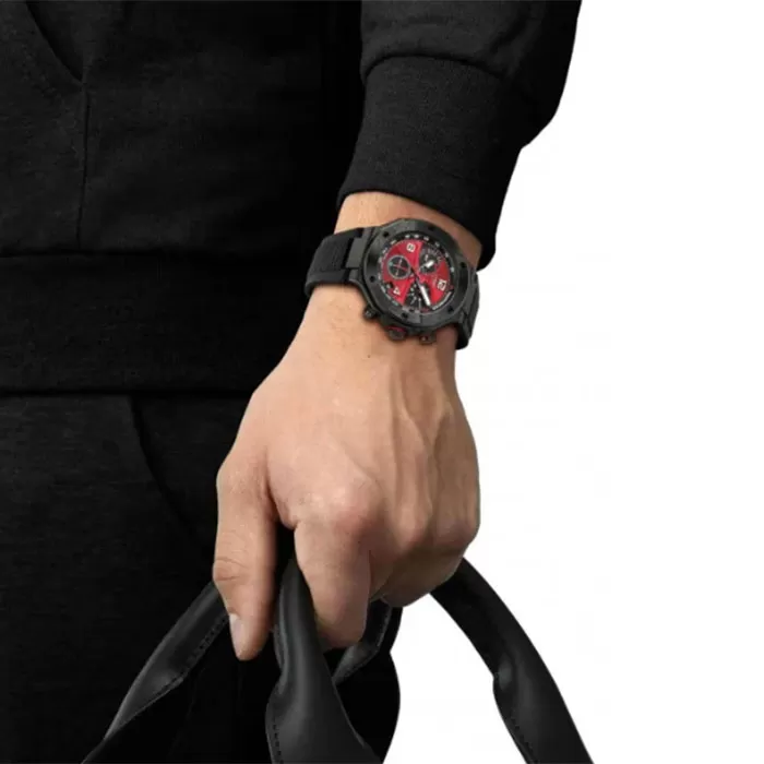 ΡΟΛΟΙ TISSOT  T1414173742200 TISSOT T-Race MotoGP Chronograph Black Synthetic Strap 2026 Limited Edition