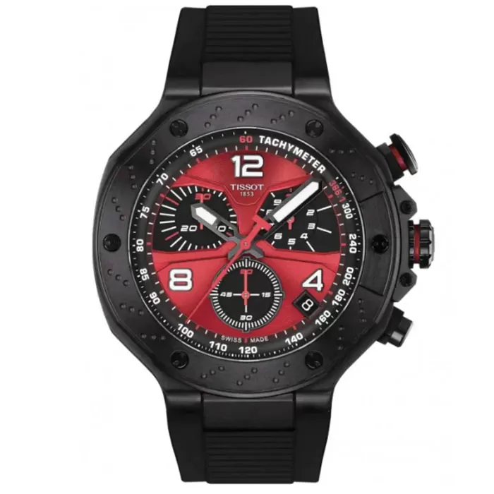 ΡΟΛΟΙ TISSOT  T1414173742200 TISSOT T-Race MotoGP Chronograph Black Synthetic Strap 2026 Limited Edition
