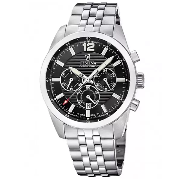 ΡΟΛΟΙ FESTINA  F20742/3 FESTINA Chronograph Silver Stainless Steel Bracelet
