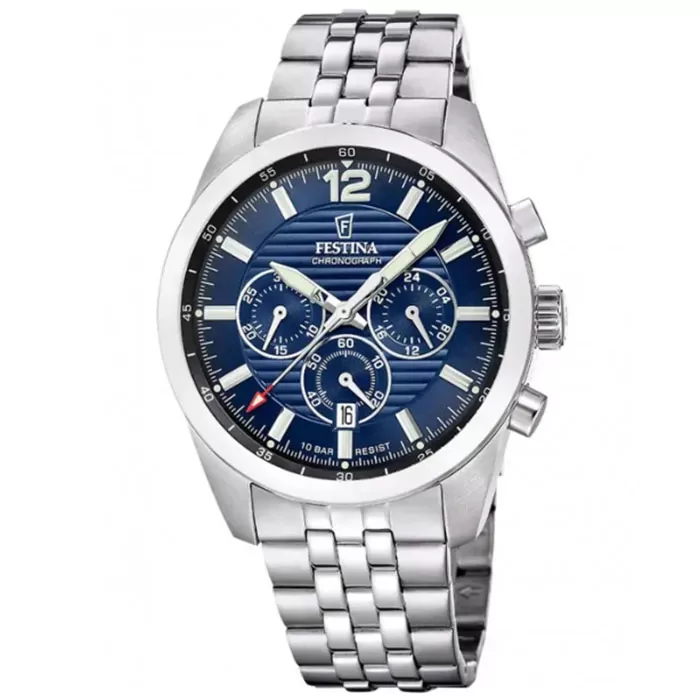 ΡΟΛΟΙ FESTINA  F20742/4 FESTINA Chronograph Silver Stainless Steel Bracelet