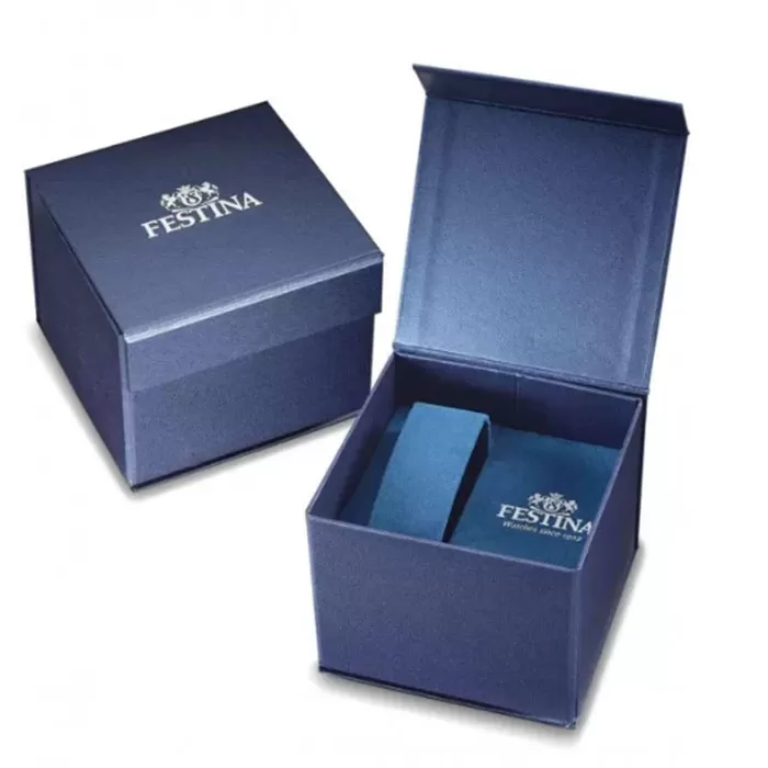 ΡΟΛΟΙ FESTINA  F20743/2 FESTINA Originals Bullhead Chronograph Silver Stainless Steel Bracelet