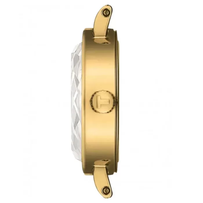 ΡΟΛΟΙ TISSOT  T1400093637100 TISSOT T-Lady Lovely Bordeaux Leather Strap