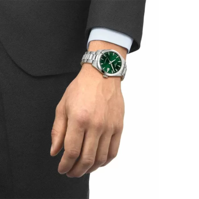 ΡΟΛΟΙ TISSOT  T1658071109100 TISSOT T-Classic Gentleman Powermatic 80 Silver Stainless Steel Bracelet