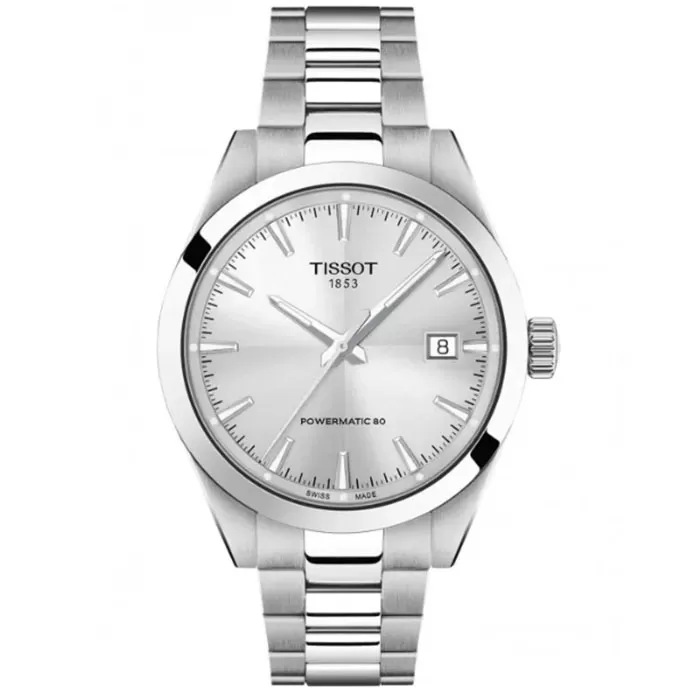 ΡΟΛΟΙ TISSOT  T1658071103100 TISSOT T-Classic Gentleman Powermatic 80 Silver Stainless Steel Bracelet