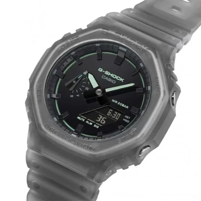 ΡΟΛΟΙ CASIO GA-2100K-1AER G-SHOCK Chronograph Grey Resin Strap