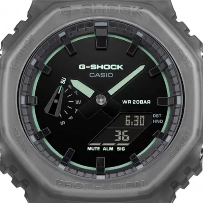 ΡΟΛΟΙ CASIO GA-2100K-1AER G-SHOCK Chronograph Grey Resin Strap