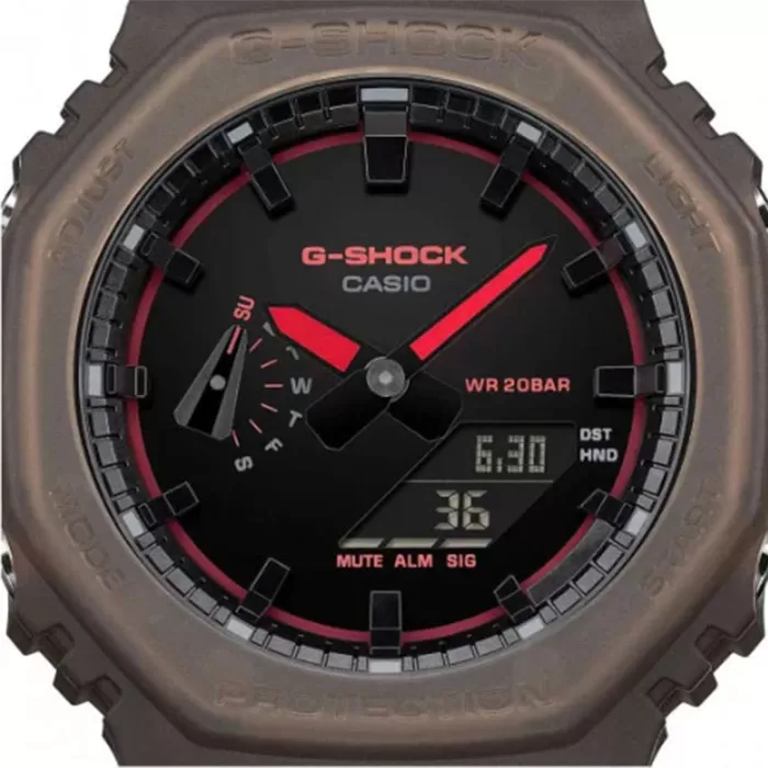 ΡΟΛΟΙ CASIO GA-2100K-5AER G-SHOCK Chronograph Brown Resin Strap