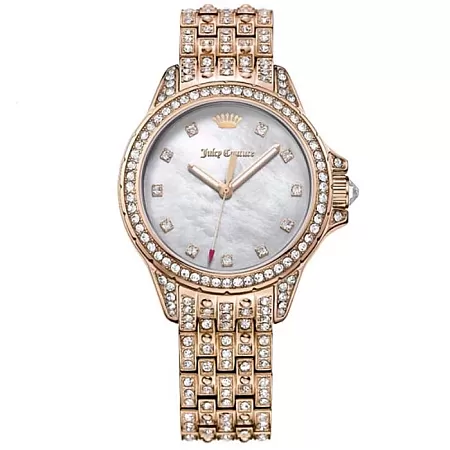 JUICY COUTURE 1901560 Juicy COUTURE Malibu Crystals Rose Gold Stainless Steel Bracelet