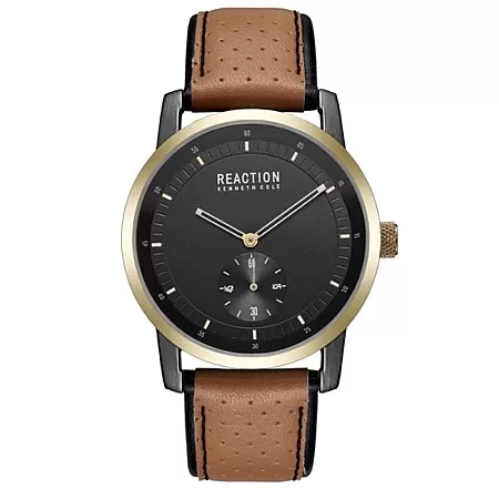 Ρολόι REACTION KENNETH COLE RK50084001 REACTION KENNETH COLE Casual Brown Synthetic Strap